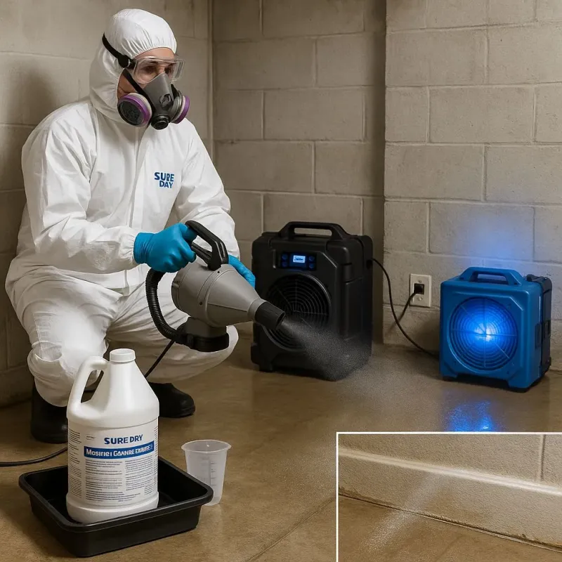Sanitization and Odor Removal process in Wyckoff, NJ