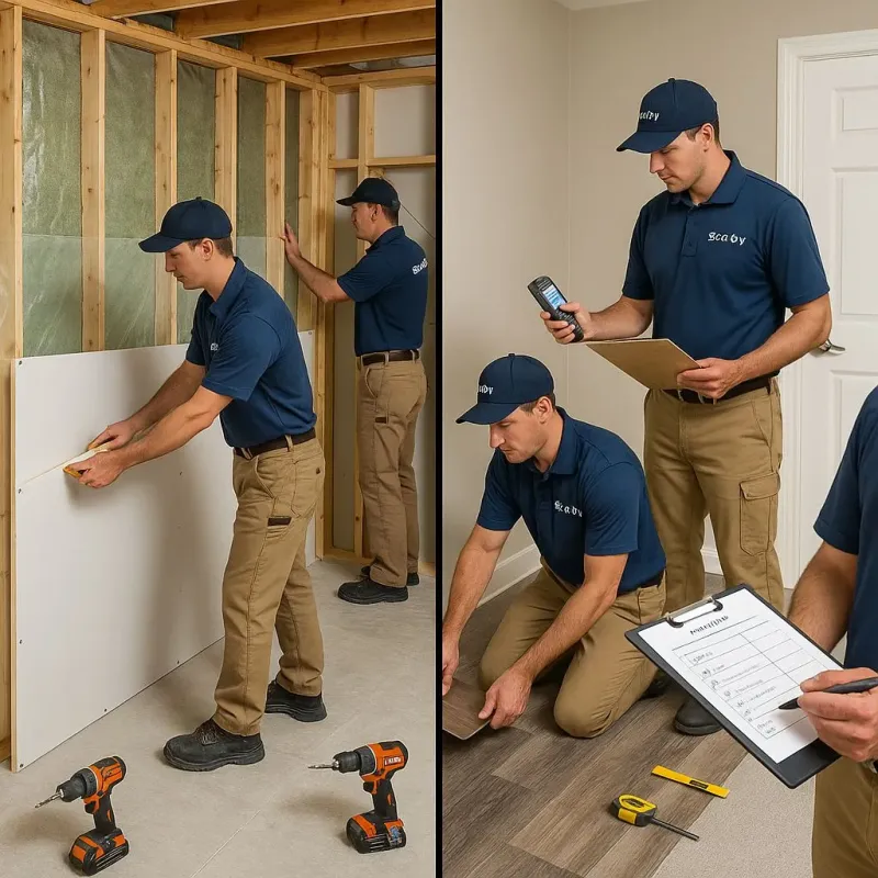 Repairs and Reconstruction process in Wyckoff, NJ
